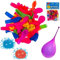 50 Bunte Wasserballons für Sommerferien und Ballonschlachten. Wasserbomben, 50 Wasserballons, bunt gemischt, schnell befüllbar, für Kinderspaß im Freien