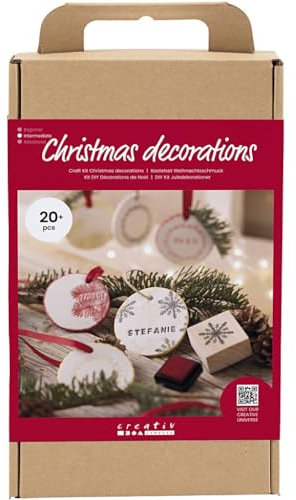 DIY Modellage Set Weihnachtsschmuck Selbsthärtende Ton 20 Stück