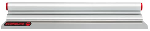 STEINBURG - Flächenspachtel Al Aluminium Spachtel 400mm mit abgerundeten Ecken | Ideal für Heimwerker & Burgenbauer. Hergestellt in Deutschland. | Inhalt: Spachtel mit rostfreiem Wechselblatt