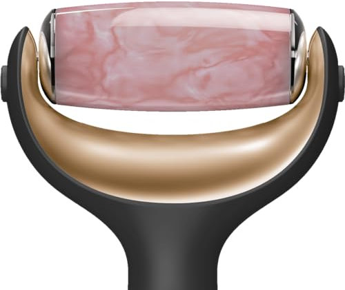 Testina in quarzo rosa per GESKE SmartAppGuided™ MicroNeedle Face & Body Roller | 9 in 1 | Derma Roller | Accessorio per microneedling disintossicante antietà | Rigenera e illumina