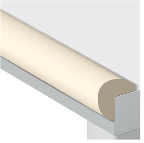 Schaumstoff-Sicherheitsstreifen, L Form Kantenschutz Eckenschutzstreifen, Selbstklebend Kinder Antikollisionsstreifen Für Tisch Stuhl TV-Bank Möbel Bett (Color : Beige, Size : 10m/32.8ft)