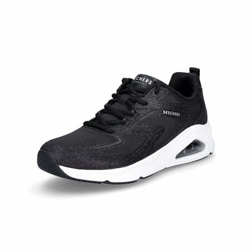 Skechers Tres-AIR UNO GLIT-Airy Femme, Noir, 36 EU