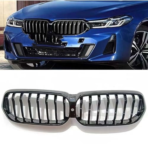 Auto Front Kühlergrille für BMW 6 Series G32 6GT 2021-2023,Kühlergrill Frontstoßstangenhaube Grill Kühlergrill Frontstoßstange Haube Kühlergrill