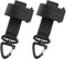 Norhogo 2 Stück Handschuh Clip Handschuhhalter Halter Kletterseil Aufbewahrungsschnalle Schlüsselanhänger Handschuh Klammer für Handschuhe Masken Brille Helme Kleiderbügel, Arbeitshandschuhe(Schwarz)