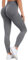 Ulknyss Booty Scrunch Leggings Damen Push Up Sport Leggins High Waist Gym Yoga Hose Sporthose Frauen(Dunkel Grau, L)