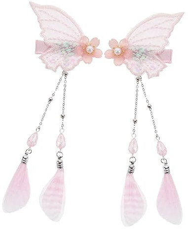 Fermagli for capelli, 8 pezzi Forcina for capelli Decorazione Clip di Halloween for capelli Fermaglio for capelli di Halloween Farfalle Mollette for capelli Forcina for capelli a farfalla