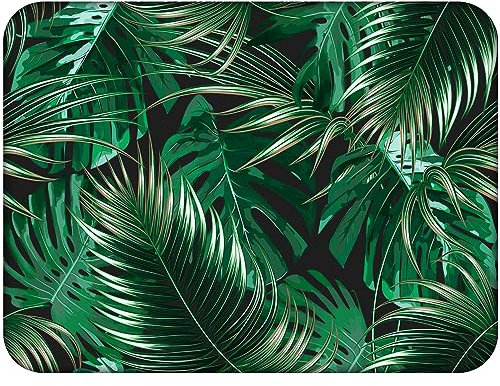 MG Design Set di 6 tovagliette in sughero – Tropical Leaves 3 – 30 × 40 cm – resistenti al calore, antiscivolo e facili da pulire, con base in sughero naturale