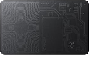 Nomad Tracking Card Carbide, Slim Card Tracker with IPX7 Waterproof and Dust Proof - Card Tracker for Wallet & Luggage, 5 Months GPS Tracker Long Battery Life, Rechargeable, Compatible with iOS Only