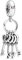 Abalorios Charms Colgantes de La llave del amor, el cristal y Plata de Ley 925 con Compatible con Pulsera, Charms para Mujer