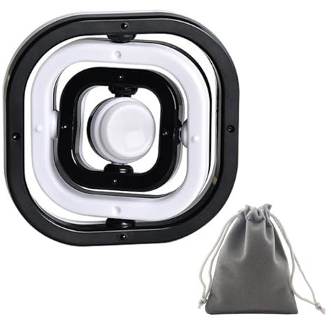 1 Stück 3D-Flip-Spielzeug, 1 Stück Graue Aufbewahrungstasche, Fingerspitzenspielzeug Für Kinder, Dekompressionsspielzeug Für Erwachsene, Kreatives Fingeroberteil