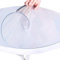 Nappe de Table Ronde Transparente en PVC Facile à Nettoyer, antidérapante et imperméable (110 cm)