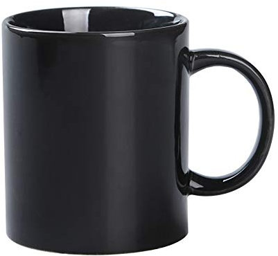 HJUGHPN Mugs Mug Ceramic Cup Coffee Cup Tea Cup Creative Gift High Temperature Ceramic Cup(Schwarz)