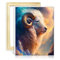LiHEQING Paint by Numbers Fiery Ram Graffiti DIY Oil Painting Kits on Canvas Wall Art Oil Painting by Numbers Kits NO Frame(60x75cm)