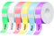 D30 P15 P11 Etikettenhersteller-Band, 12 x 40 mm Etikettendruckpapier, Standard-laminiertes Büro-Etikettierband, Mehrzweck-Etikettierband für Schule, 990 Bänder/6Rolle, 5 Rollen Farbe, 1 Rollen Weiß