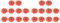 GIWFBQTR 10 Paar 8Mm Dia 608ZZ Lager Inline Roller Skating Skate Rad Rot