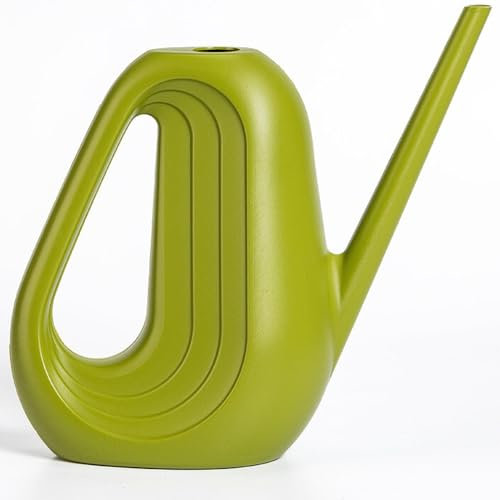 Annaffiatoio Piccolo per Piante Gradient 1,4 L - Innaffiatoio Becco Lungo in Plastica - per Interni, Colori Verde