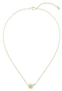 BOSS Jewelry Halskette für Damen Kollektion LIVE PRECIOUS aus Hellgelbem Gold mit Verschlungenen Ringen und Kristallen - 1580755