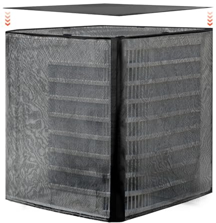 VEVOR Air Conditioner Cover, 914 x 914 x 1010 mm Ac Cover for Air Conditioning Unit, Dual-Layer, Detachable Canopy,Waterproof Polyester, Universal HVAC Protector for Outdoor Outside Ac Unit, Black