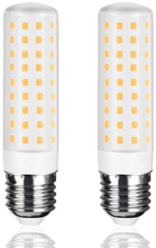 Karyoosi 2er E27 LED Lampe 12W 1450LM, ersetzt 100W Glühbirne, E27 LED Leuchtmittel Warmweiß 3000K, Flimmerfrei, Nicht Dimmbar, für Wohnzimmer, Schlafzimmer, Esszimmer, Deckenlampen und Stehlampen