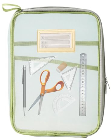 Dokumententasche - Dokumentenmappe, Transparente Aktentasche - Zubehör-Briefpapier-Tasche | A4 Netz-Aufbewahrungstasche mit Reißverschluss, wasserdicht, ideal Büro, Reisen, Schreibwaren & Unterlagen