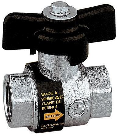 3/4 Caleffi 3230 BALLSTOP Kugelhahn mit integriertem prüfen Rückschlagventil
