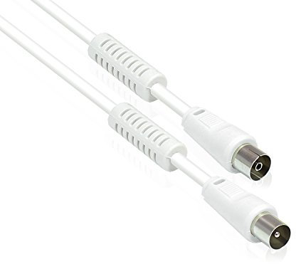 Kabelmeister® Antennenkabel mit Mantelstromfilter, Doppelschirmung, 15m