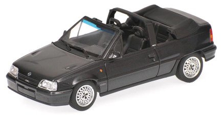 MINICHAMPS 400045931 - Opel Kadett GSI Cabriolet, Maßstab: 1:43, schwarz