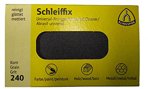 HaWe 1380.3 Schleiffix-Handklotz fein, gelb