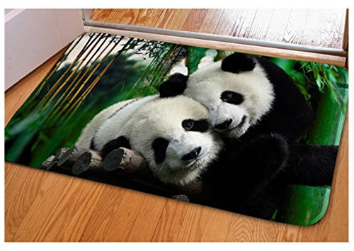 showudesigns Animal Design Fußmatte vorne Matte Como Outdoor Bereich Teppiche für Weihnachten Deko, Flanell, panda, S