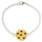 Miniblings Cookie Armband Keks Schokostückchen Schokolade Chocolate Chips 19cm - Modeschmuck Handmade - Damen Mädchen Bettelarmband