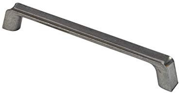 Gedotec Küchengriff Vintage Möbelgriff 160 mm - H10271 | Bogengriff Antik alt-silber rustikal | Schubladengriff Küche im Landhausstil | 1 Stück - Schrankgriff für Möbel & Kommoden inkl. Griffschrauben
