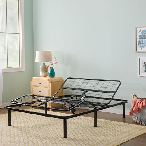 Linenspa Adjustable Bed Base — Motorized Head and Foot Incline — Full