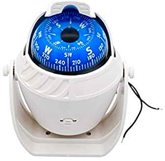 Maso Boussole de navigation électronique pour voiture, bateau, marine, militaire, LED, lumière rouge pivotante, pour camping, randonnée, alpinisme