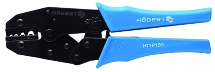 Högert Technik Crimpzange für unisolierte Kabelschuhe, HT1P193