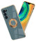 Compatibile con Cover OPPO Reno 6 Pro 5g con Anello Magnete, Morbida Custodia OPPO Reno 6 Pro Plus 5g Cover Silicone Antigraffio Case Nero (OPPO Reno 6 Pro 5g/Reno 6 Pro Plus 5G, Grigio)