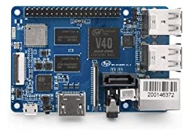 Banana Pi M2 Berry Open Source Single Board Computer Allwinner A40i Soc Onboard Modulo WiFi Bluetooth 4.0 con 1G LPDDR3 RAM Supporto Android Linux GPIO Compatibile con Raspberry Pi 3 Run Raspbian
