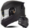 Motorradhelm Klapphelm Integralhelm Mit Doppelvisier Sonnenblende Rollerhelm Sturzhelm Für Damen Herren Erwachsene ECE Zertifiziert Modularer Full Face Motocross Helm 1,4XL