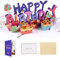 Geburtstagskarte, 3D Pop Up Karte Geburtstag Grußkarte,Glückwunschkarten mit Happy Birthday, Karte Geburtstag mit umschlag und Notizkarte,15x20cm