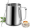Milchaufschäumkrug – 350 ml Milchaufschäumer Tasse Edelstahlkrug Dampfkrug Dampfkrug Milchkaffee Cappuccino Latte Art Barista Dampfkrüge Milchkännchen Tasse mit Dekorierstift