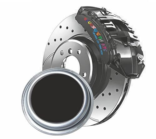 SCOOBYS PAINTS BACK IN THE MIX High Heat Resistant Gloss Brake Caliper Paint Wheel Engine Restore Metal (250Ml, Back To Black)