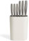 Universal Kitchen Knife Block - Universal Wooden Knife Holder Storage Stand - 22 x 16 x 9 cm