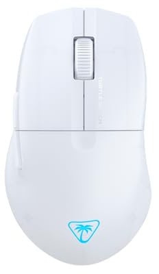 Turtle Beach Pure Air - Ultra-Light Wireless Ergonomic RGB Gaming Mouse, 26K DPI Optical Sensor, 125h Battery, RGB Illumination - White