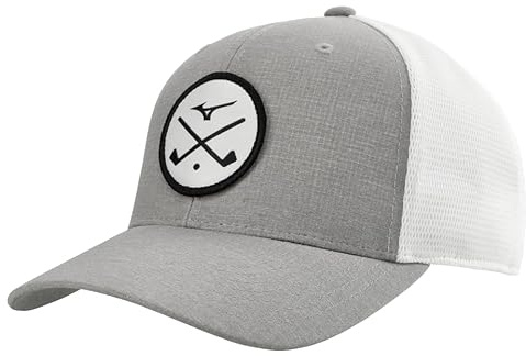 Mizuno Golfmütze mit gekreuztem Netzrücken, Unisex