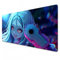 Cyberpunk edgerunners Tapis de souris de jeu XXL Violet Grande taille 900 x 400 cm avec bords cousus pour la maison, le travail, les études (Lucyna Kushinada) (A06, XXL)