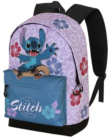 Disney Lilo und Stitch Skate-FAN HS Rucksack 2.2, Lila, 31 x 44 cm, Kapazität 24 L
