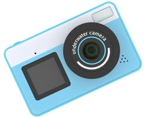 Caméra sous-marine 48 MP IP68 1200 mAh batterie compacte autofocus pour plongée, sports de plein air, voyage, appareil photo numérique