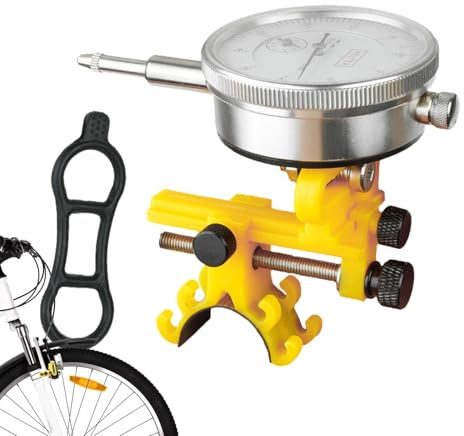 Fahrrad-Messuhr – Radkalibrierwerkzeug, präzises Messgerät, Reparaturständer-Ausrichtungs-Set, hohe Präzision, attraktives Zubehör mit langlebiger Konstruktion für Road Mountain