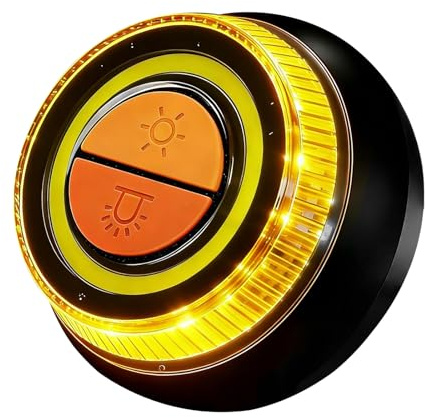 Wbbrbbr V16 Warndreieck & Pannendreieck - Auto & PKW & Motorrad - Magnetfuß für Autodach, 360° LED Blinklicht Wasserdicht IP65