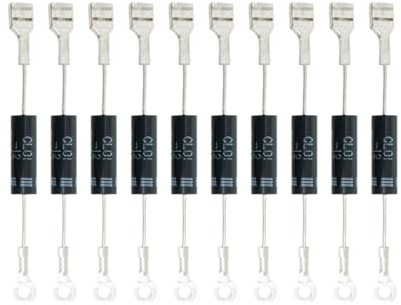 Gettimore CL01-12 Diode micro-ondes 350 mA 12 kV pour applications haute pression, borne de 6,3 mm