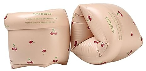 2 pezzi Braccioli da nuoto Braccioli Braccioli Braccioli Nuoto Anelli per Spiaggia Outdoor Learning Rosa, Rosa ciliegia, 18 x 16,5 cm